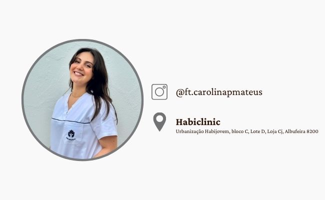 Fisioterapeuta Carolina Mateus